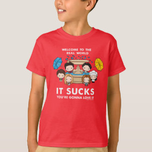 T-shirt FRIENDS™ Bienvenue dans le monde réel Chibi