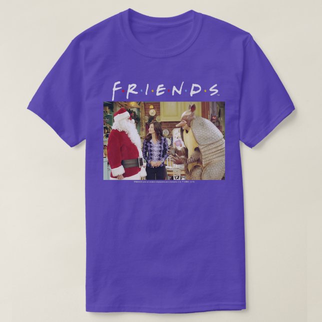T-shirt Friends Christmas Père Noël rencontre Holiday Arma (Design devant)