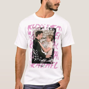 T-shirt FRIENDS™  Coeurs Doodled Ross Et Rachel