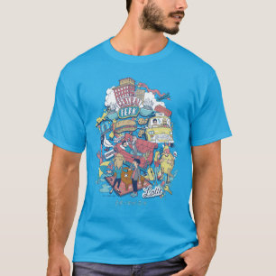 T-shirt FRIENDS™ Collage de dessins animés