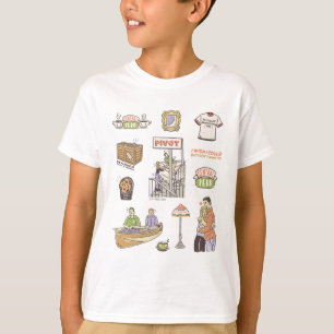 T-shirt FRIENDS™   Icônes de dessin animé