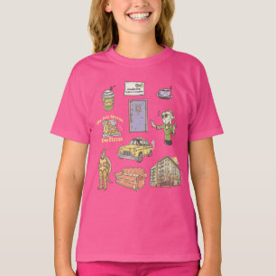 T-shirt FRIENDS™   Icônes de dessin animé Graphique 2