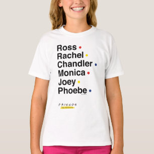 T-shirt FRIENDS™ Noms des personnages 2