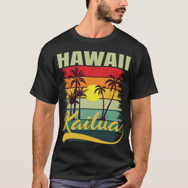 T-shirt Friends Summer Travel Famille Vacances Kailua Hawa (Devant)