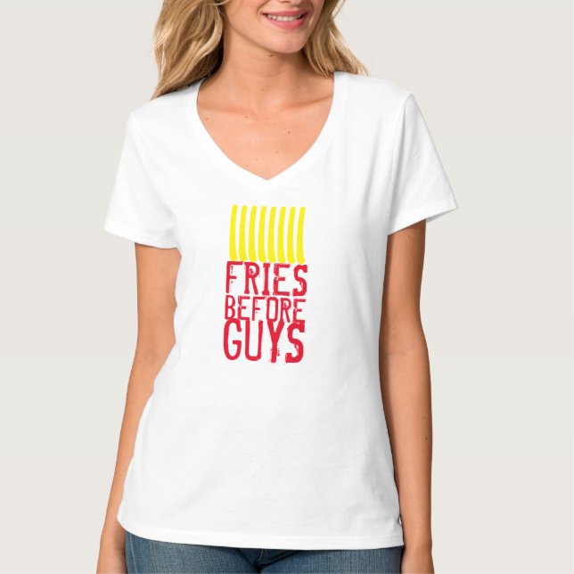 T-shirt Fries avant les mecs (Devant)