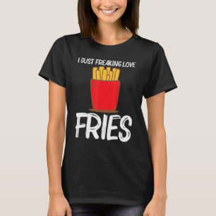 T-shirt Fries cool Pour Hommes Femmes Restauration Rapide 