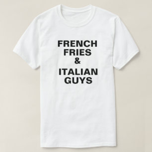 T-shirt Fries françaises et maillots italiens