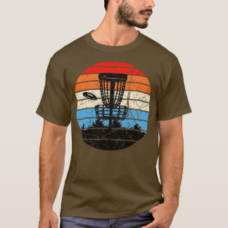 T-shirt Frisbee Golf Disque Golf Rétro