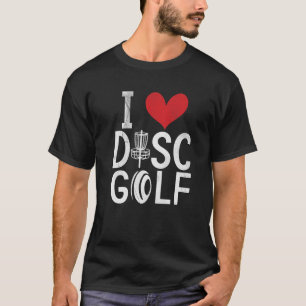 T-shirt Frisbee Golf I Love Disc Golf