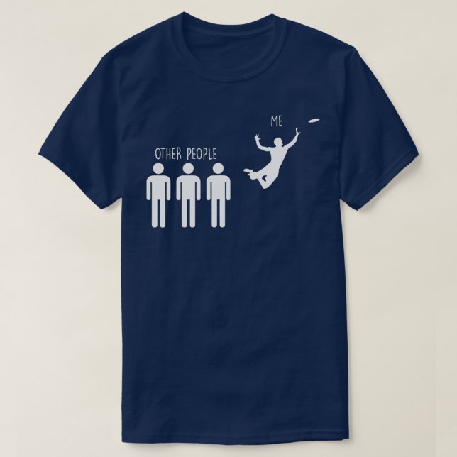 T-shirt Frisbee ultime pour les hommes (Design devant)
