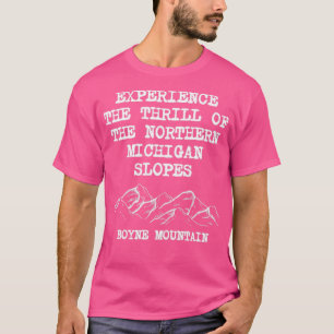 T-shirt Frissons des pentes du nord du Michigan