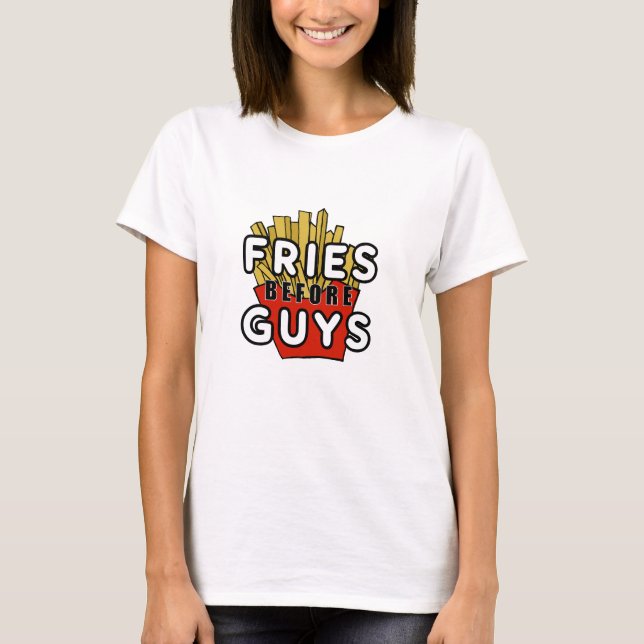 T-shirt Fritures avant des types (Devant)