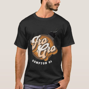 T-shirt Fro Gro Compton California Afro Pick Raised Fist