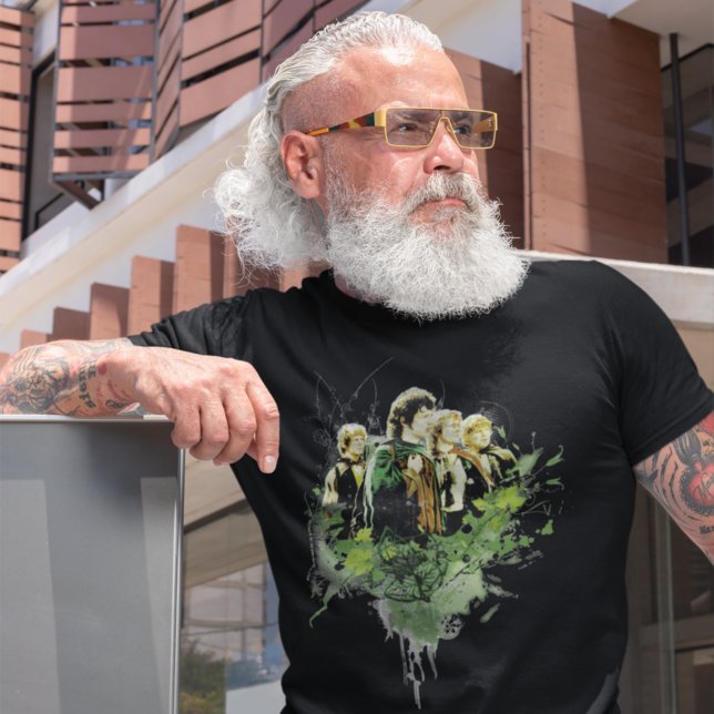 T-shirt FRODO™ avec Hobbits Vector Collage (Créateur téléchargé)