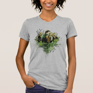 T-shirt FRODO™ avec le collage de vecteur de Hobbits