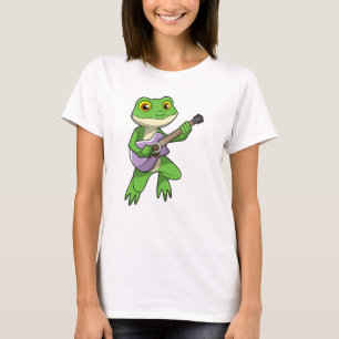 T-shirt Frog à Musique avec Guitare