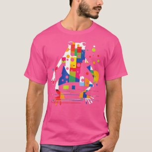 T-shirt Frog Animal Motif Art Frog