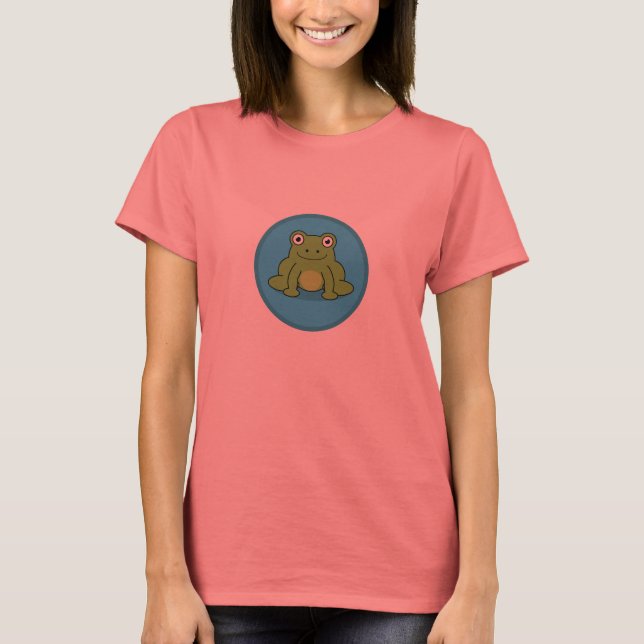 T-shirt Frog Chemise Baby, adulte et enfant (Devant)