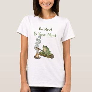 T-shirt Frog de l'autosoin pour la santé mentale Cottageco