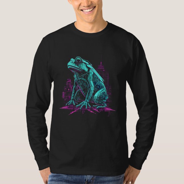 T-shirt Frog fantasy architecture animal  animals frog (Devant)