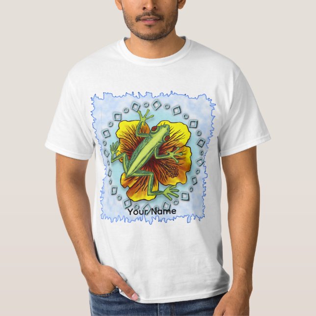 T-shirt Frog Flower (Devant)