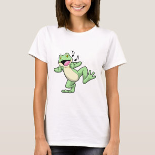 T-shirt Frog Music Dance
