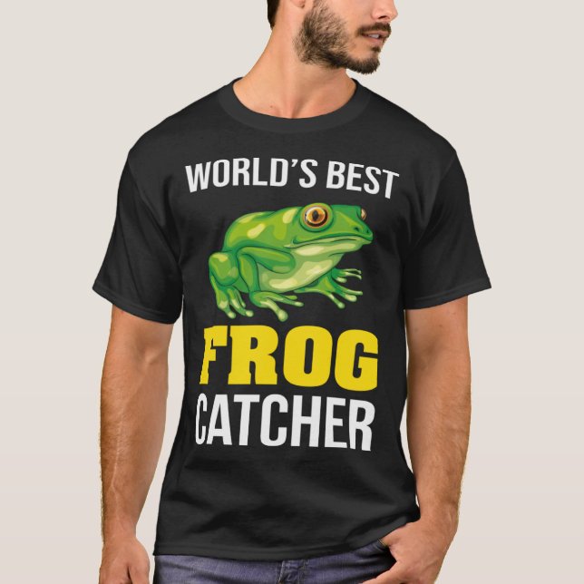 T-shirt Frog Owners Frog Catching World s Best Frog Catche (Devant)