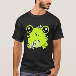 T-shirt Frog pouting and showing middle finger funny