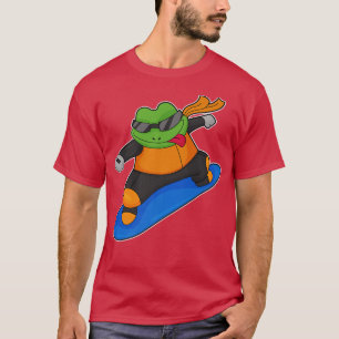 T-shirt Frog Snowboard Snowboard Sports d'hiver