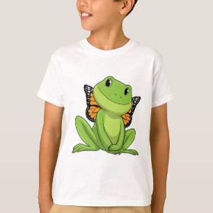T-shirt Frog with Butterfly
