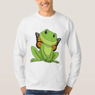 T-shirt Frog with Butterfly