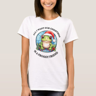 T-shirt Froggy de Noël