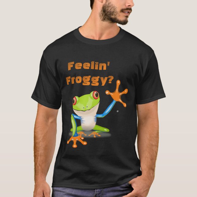 T-shirt Froggy de sentiment ? - Grenouille d'arbre (Devant)