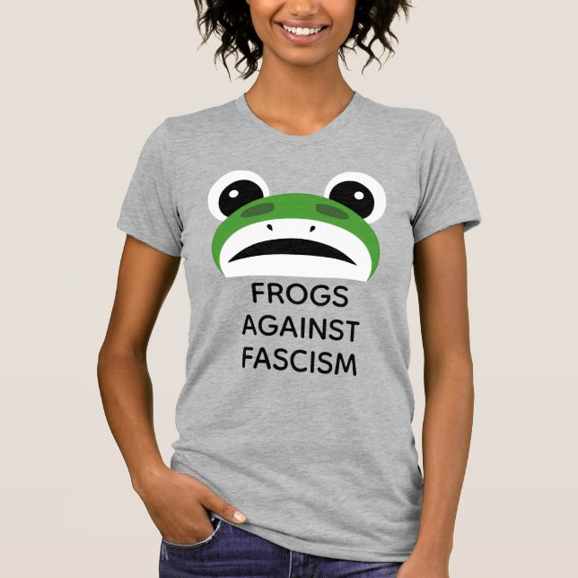 T-shirt Frogs against Fascism (Devant)