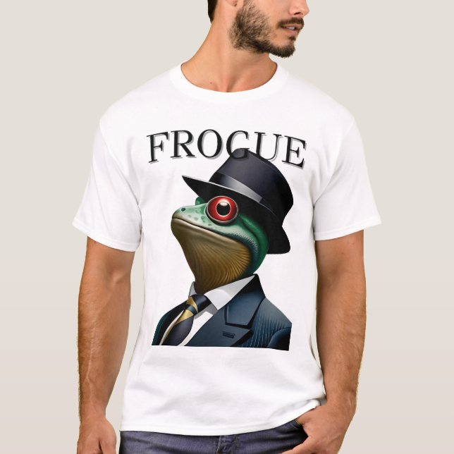 T-shirt "FROGUE : Fabulence à la mode de la grenouille !" (Devant)
