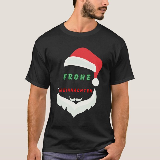 T-shirt frohe weihnachten  (Devant)