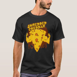 T-shirt Fromage Cheddar Rasé Fromage Drôle Pour Fromage Lo