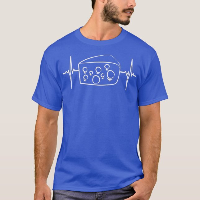 T-shirt Fromage Coeur battement de coeur Grillé Dairy Farm (Devant)