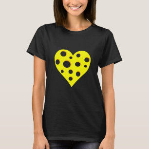 T-shirt Fromage Coeur Suisse Cheddar Gouda Brie Feta Dairy