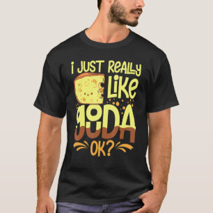 T-shirt Fromage de Gouda Fumé Queso Slices broyés