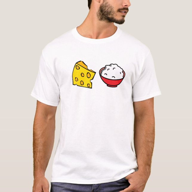 T-shirt Fromage et riz (Devant)