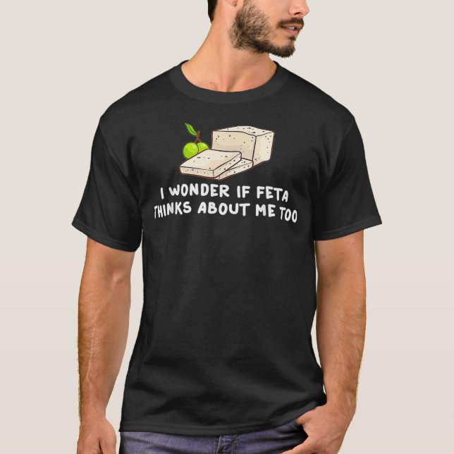 T-shirt Fromage Feta chèvre cadeau Grèce (Devant)