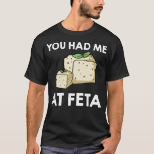 T-shirt Fromage Feta - Chèvre cadeau Grèce
