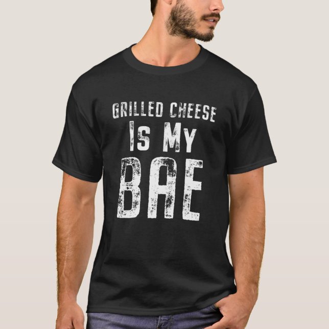 T-shirt Fromage Grillé Est Mon Fond Amateur De Fromage Gri (Devant)