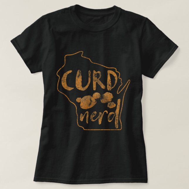 T-shirt Fromage Nerd Curd (Design devant)