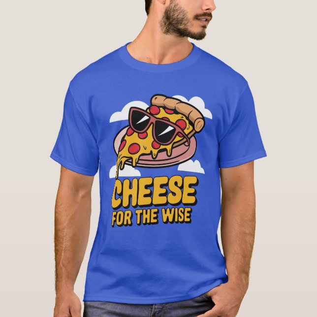 T-shirt Fromage Pour Le Louveur De Pizza Sage (Devant)