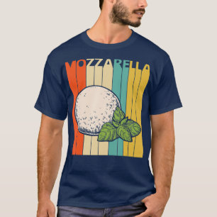 T-shirt Fromage Retro vintage Mozzarella