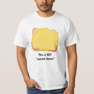 T-shirt Fromage "rôti" sur toast - snack grillé