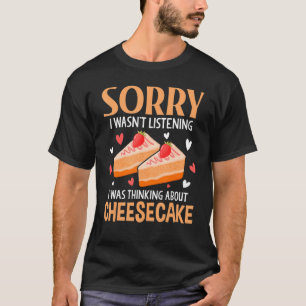 T-shirt Fromage Sucré Gâteau Fromage Dessert