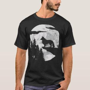 T-shirt Frontière Collie Pleine lune À La Frontière Du Pro